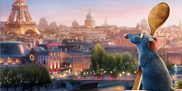 evenement presse disneyland paris- inauguration  attraction ratatouille - avec lili one sculpteur de ballons 