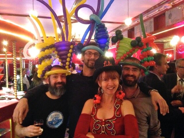 chapeaux en ballons